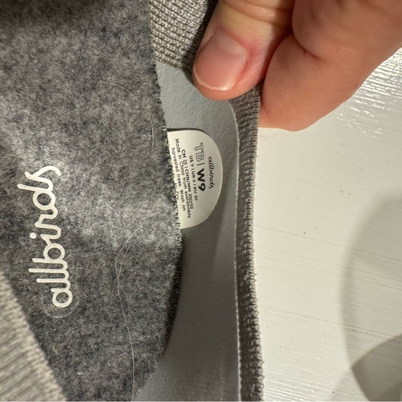 5 for $25 Allbirds tree breezer flats size 9 grey - READ !! NO LINERS!!! - Picture 5 of 9